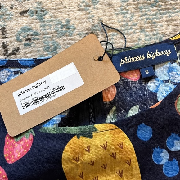 NWT Modcloth Princess Highway Retro Reboot Fruit Jumpsuit - Picture 9 of 16
